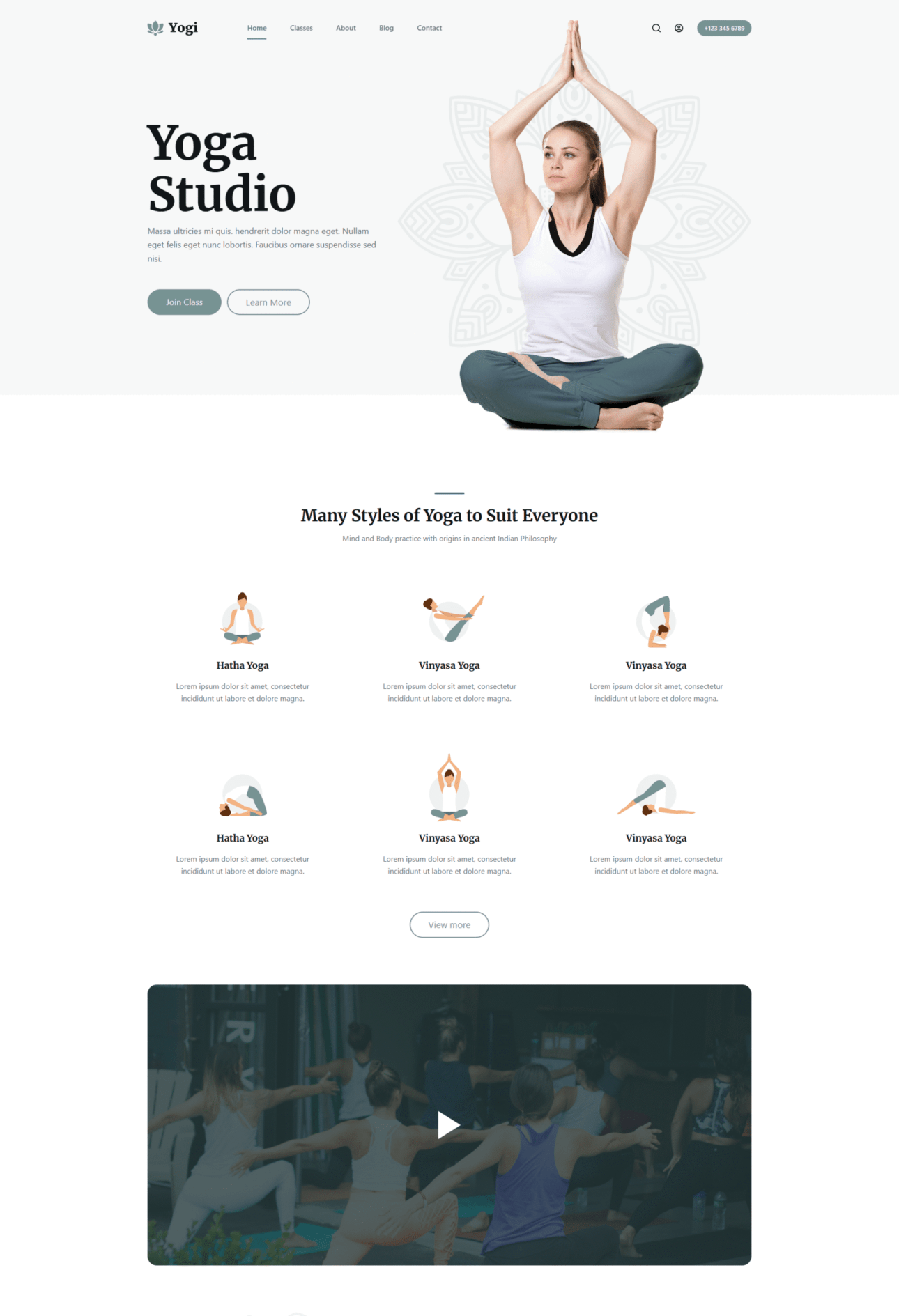 Yogi Digital Experience interface